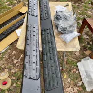 Ford Super Duty 6 inch textured black running boards